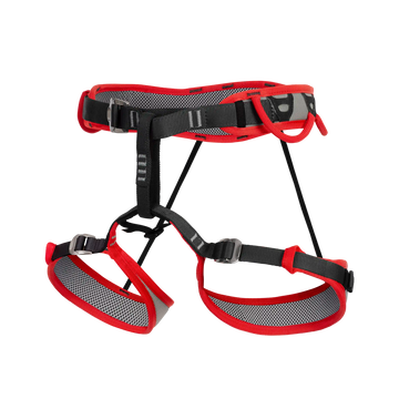 trad and winter mountaineering harness comfy padded seven gear loops