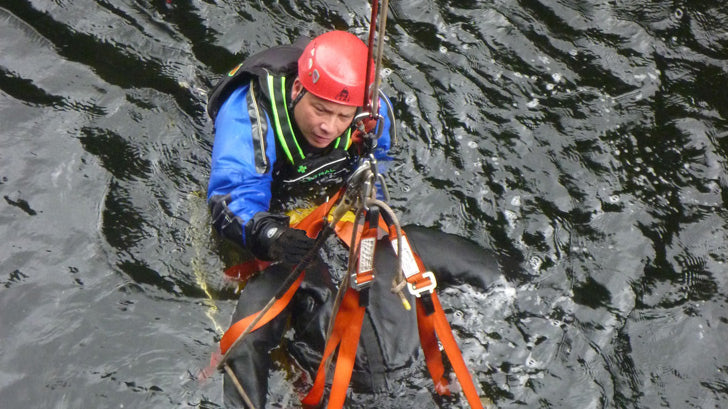 Water Rescue Rope Log Rope rescue work over water – DMM