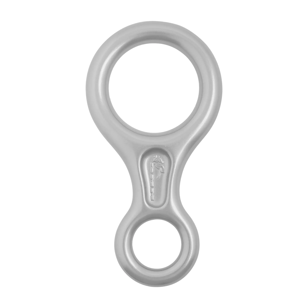 Figure eight belay abseil rappel device
