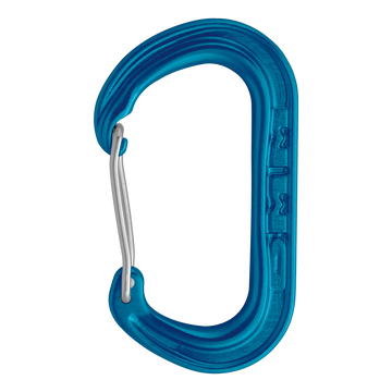 tiny accessory wire gate carabiner blue