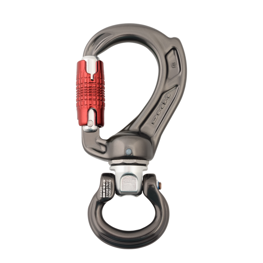 compact termination connector swivel shackle