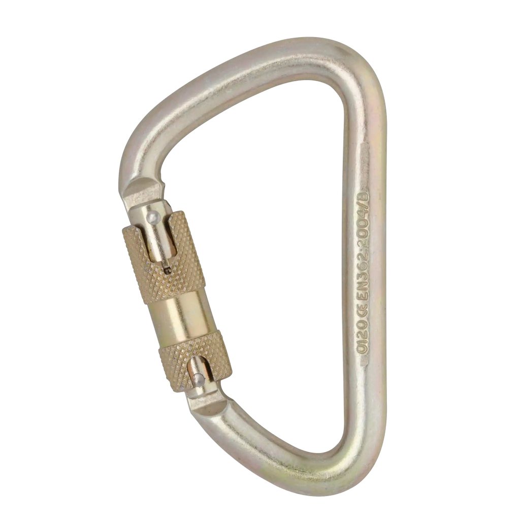 12mm steel carabiner klettersteig