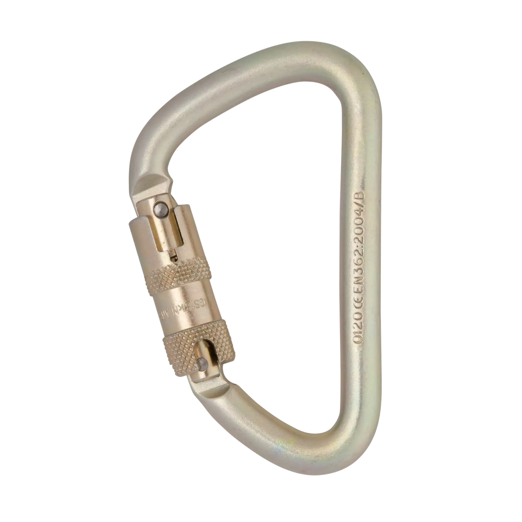 12mm steel carabiner klettersteig ANSI