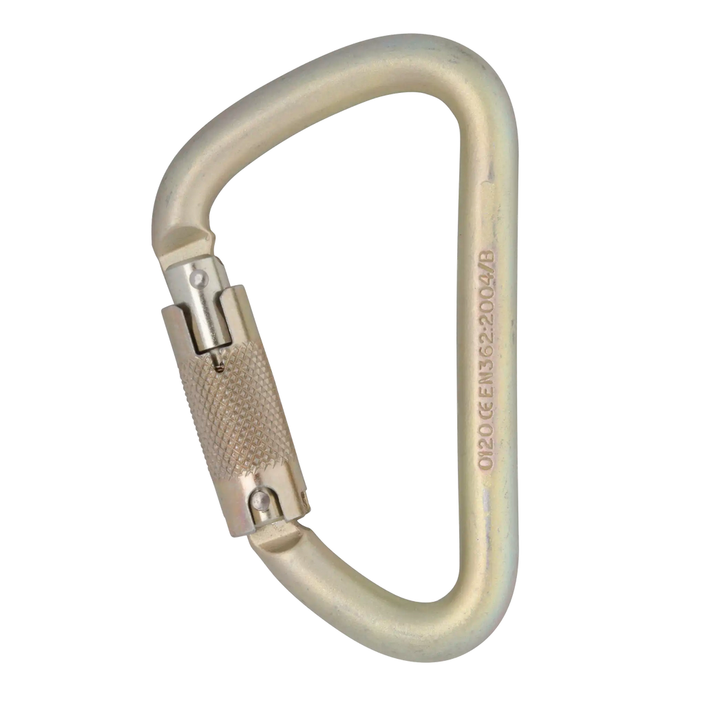 12mm steel carabiner klettersteig
