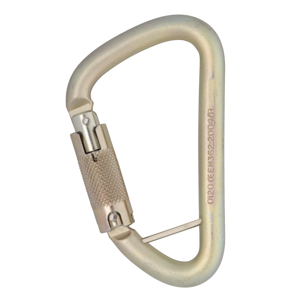 12mm steel carabiner klettersteig