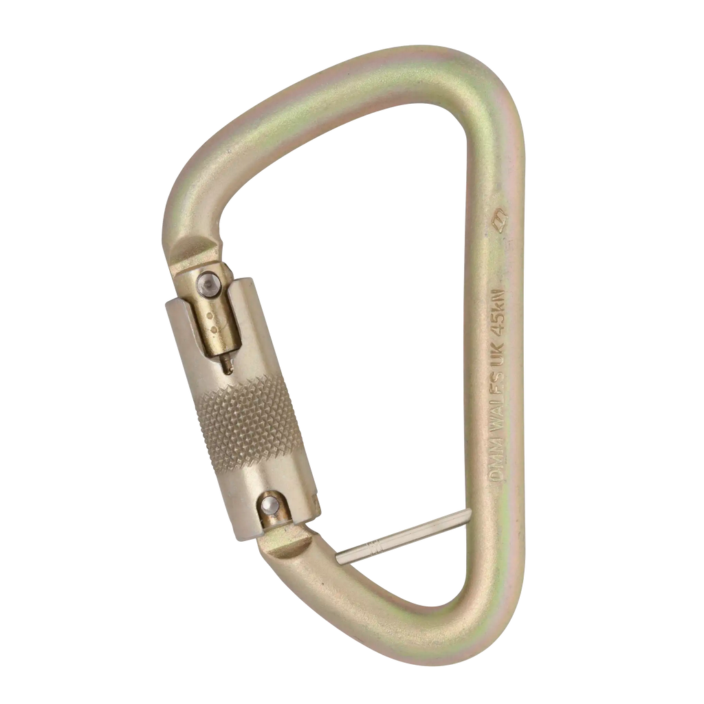 12mm steel carabiner klettersteig ANSI