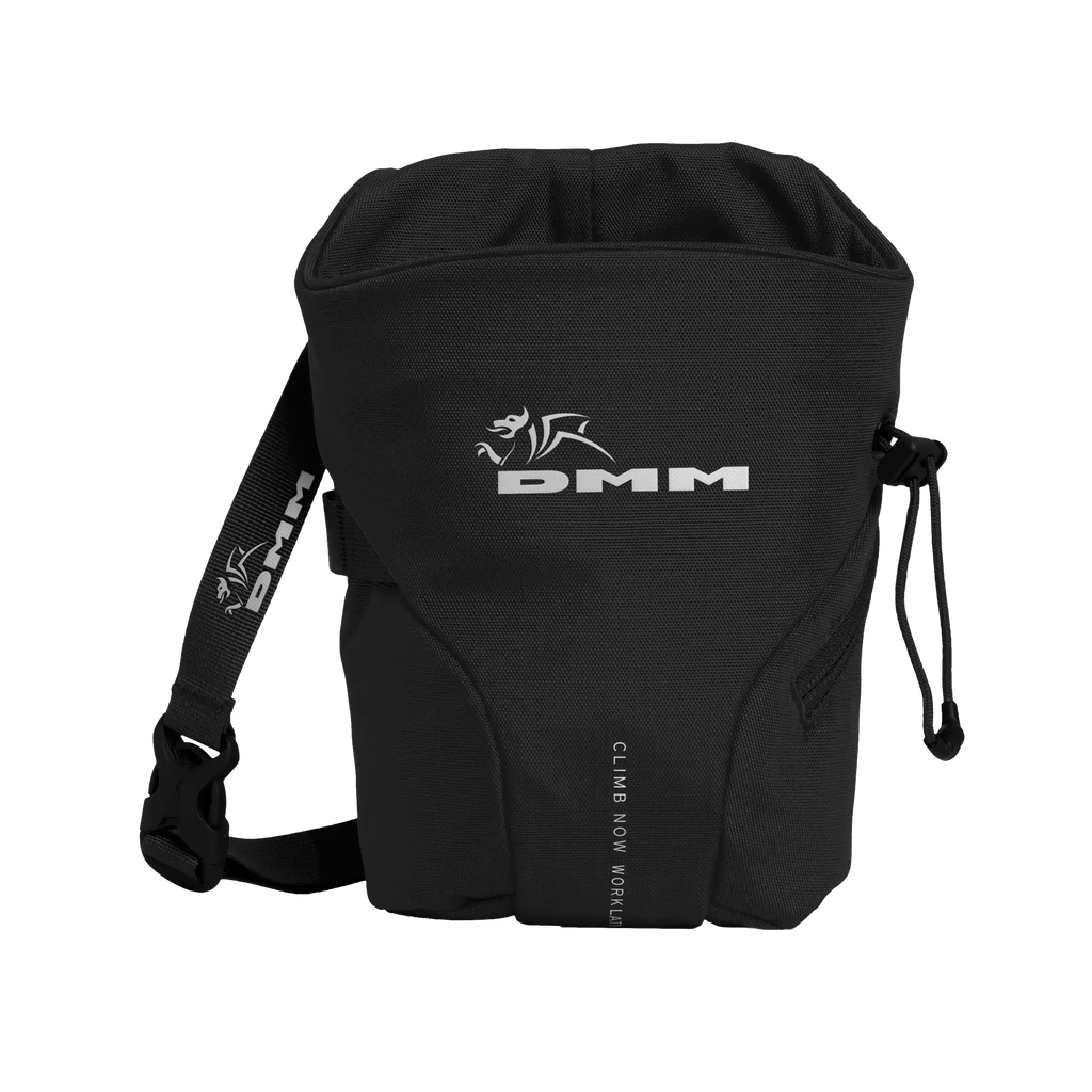 Spacious chalk bag for climbing