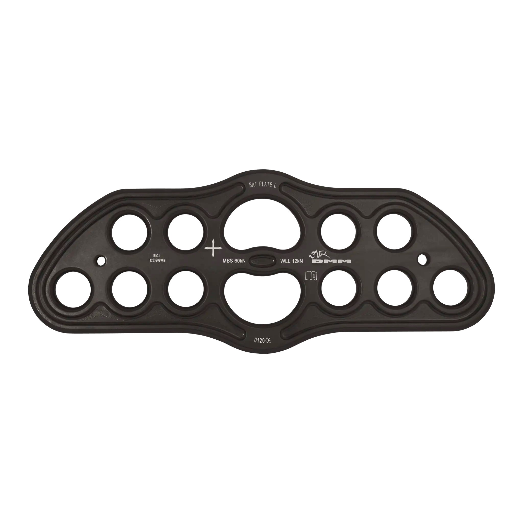 Lightweight Rigging Gear DMM Bat Rigging Plate - X-Small Size, Bright ...