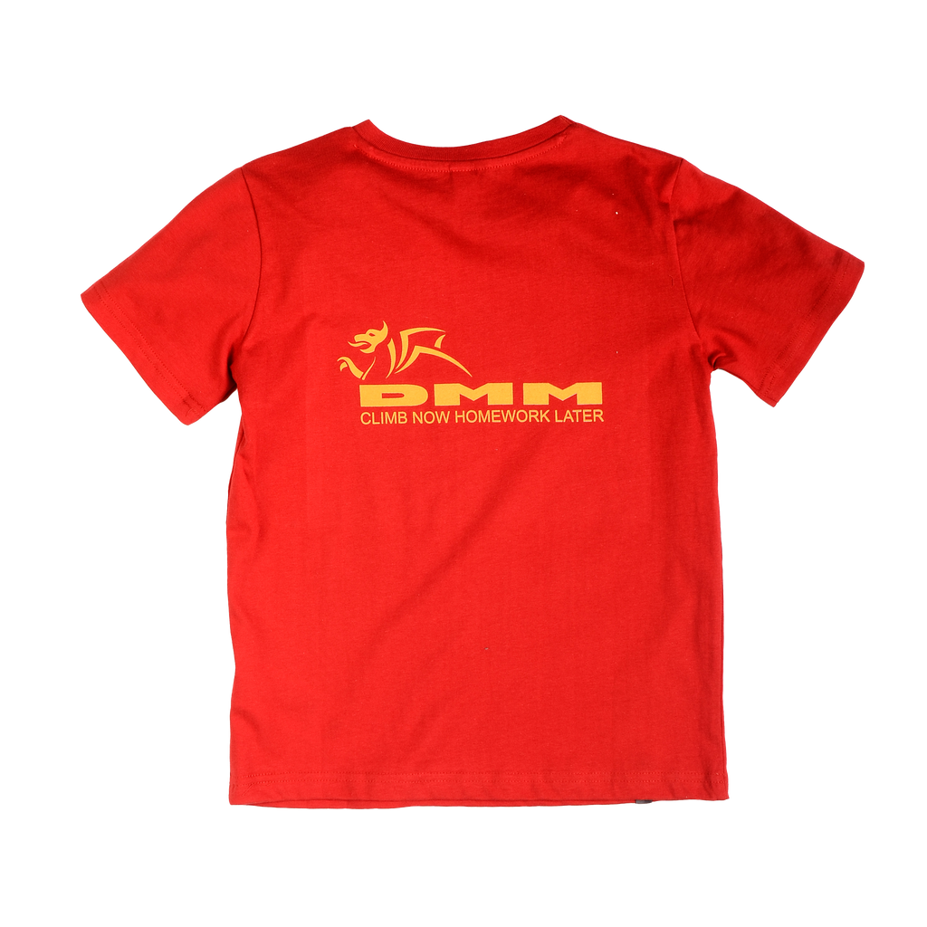 climb now homework later childrens tee bright blue