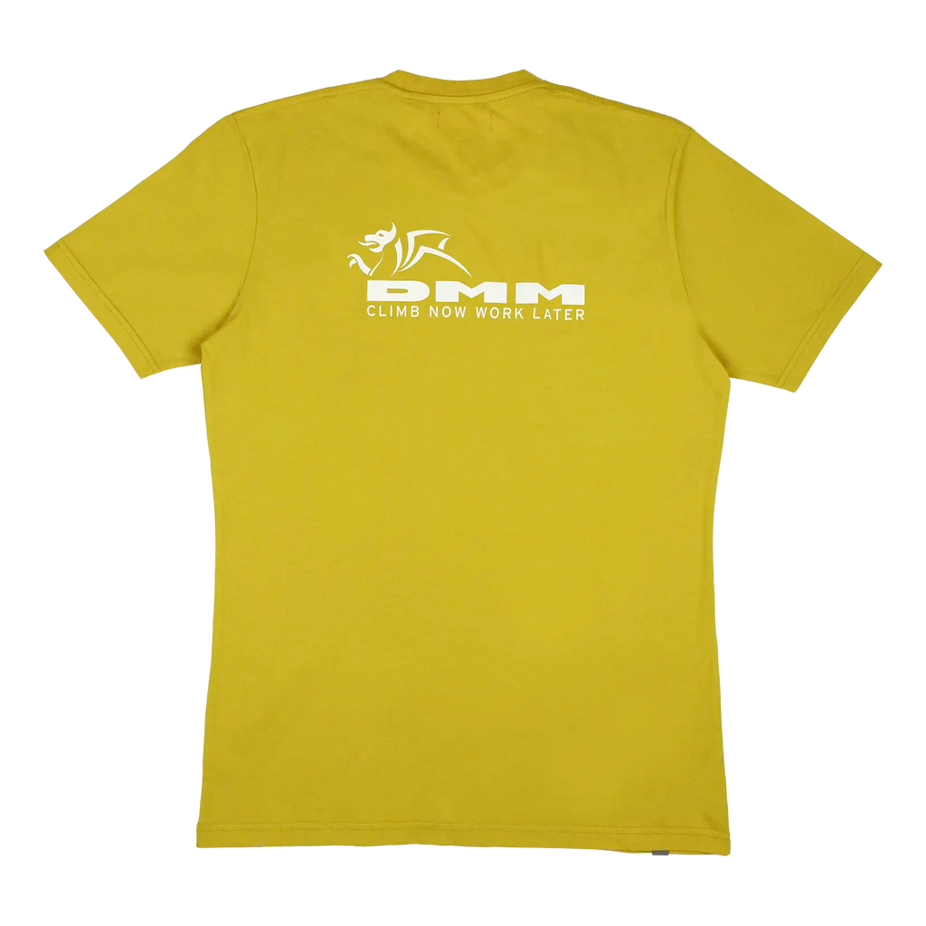 logo and slogan tee in cyaneus colour mens