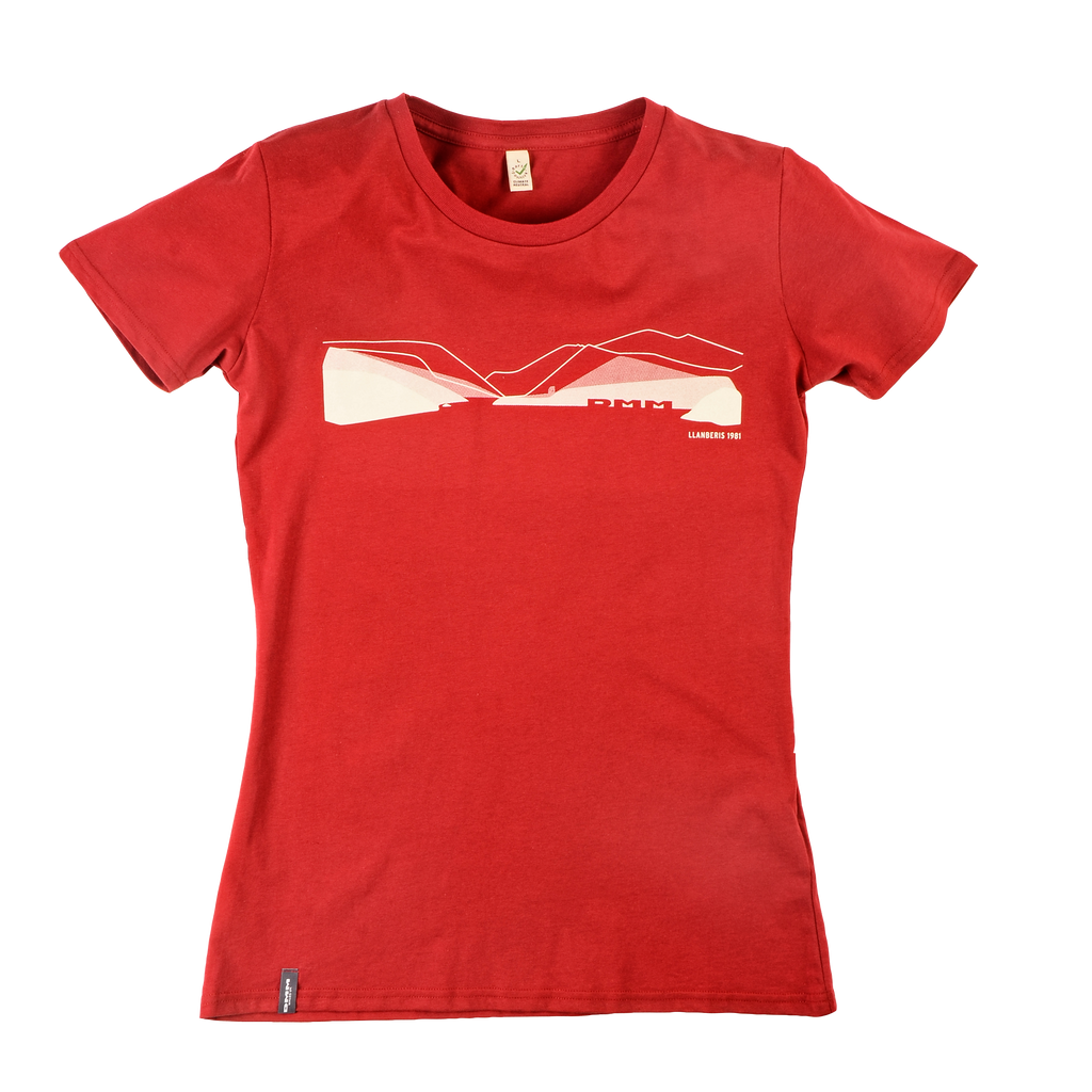 llanberis pass tee white