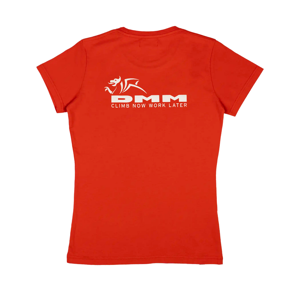 logo and slogan tee in cyaneus colour womens