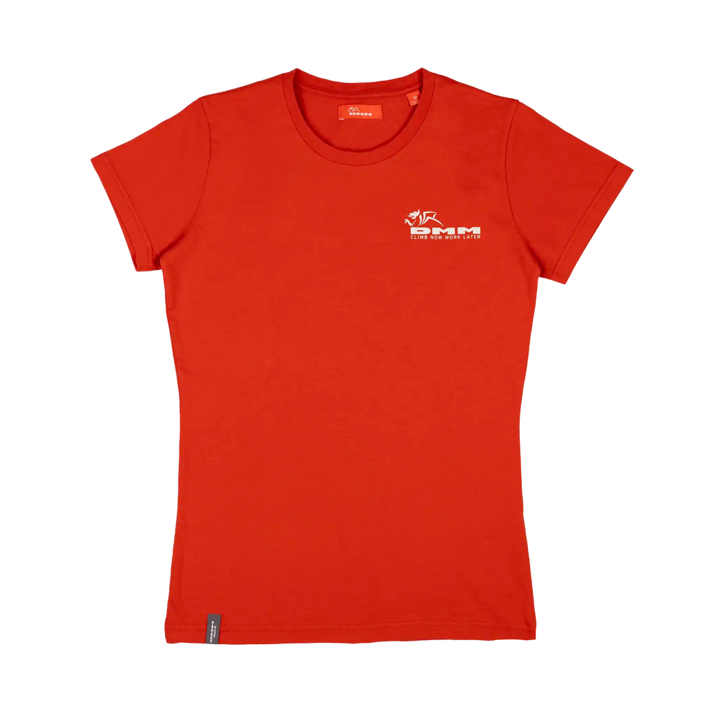 logo and slogan tee in cyaneus colour womens